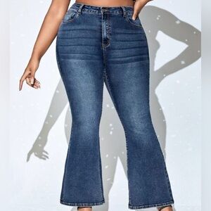NEW 3 XL Plus Flare Leg Jeans